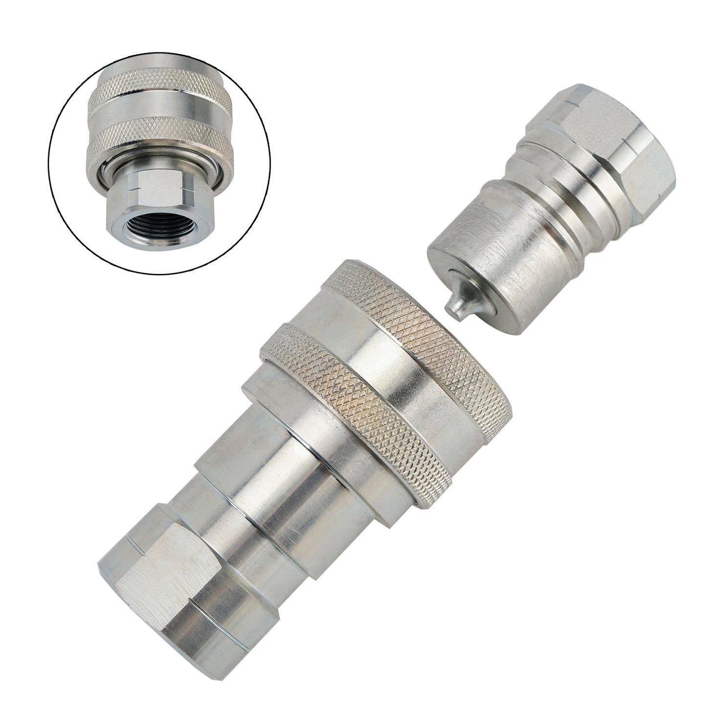 3/4" NPT ISO 7241-B Quick Disconnect Hydraulic Couplings / Couplers