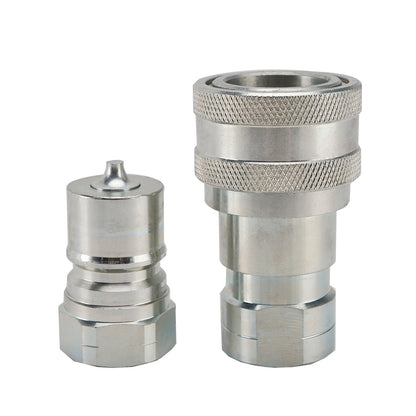 3/4" NPT ISO 7241-B Quick Disconnect Hydraulic Couplings / Couplers