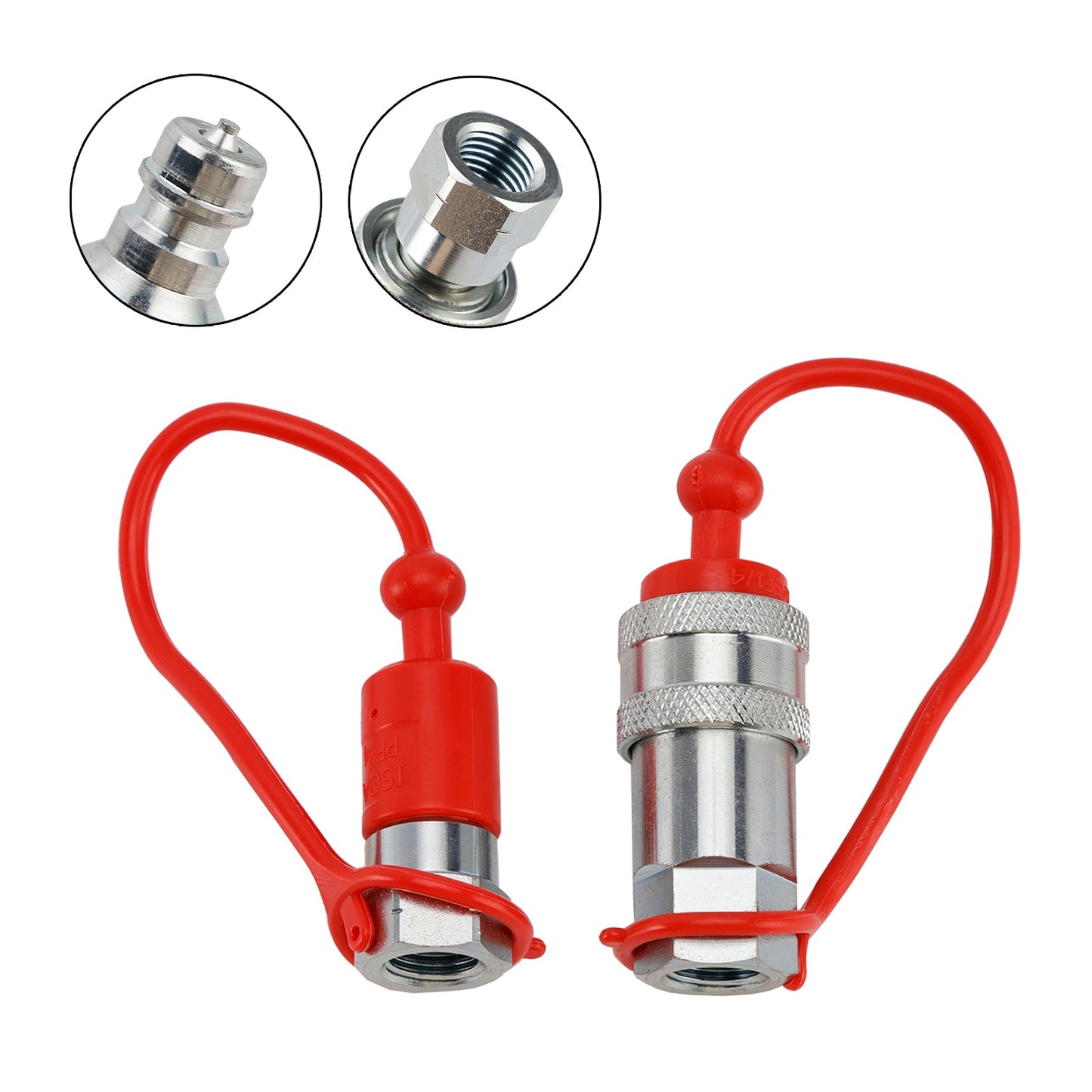 Acoplamientos hidráulicos de desconexión rápida ISO 7241-A de 1/4" NPT