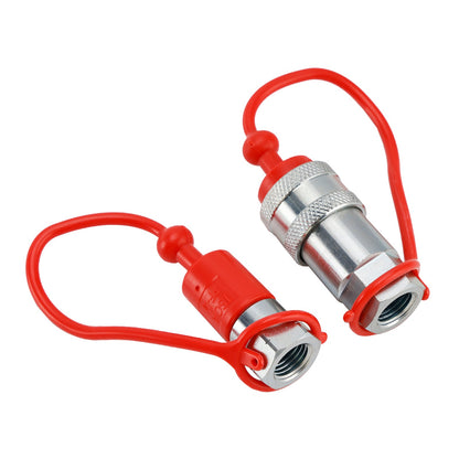 1/4" NPT ISO 7241-A Quick Disconnect Hydraulic Couplings / Couplers