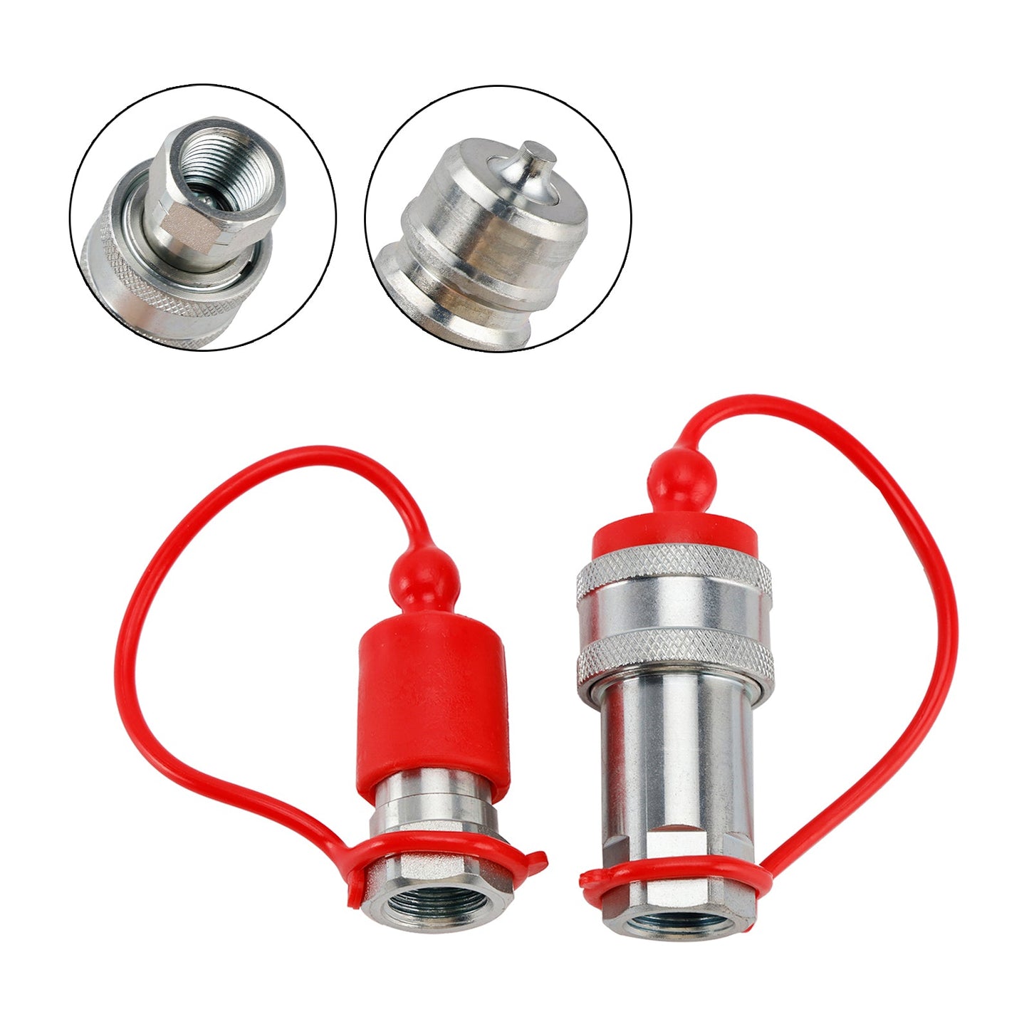 3/8" NPT ISO 7241-A Quick Disconnect Hydraulic Couplings / Couplers