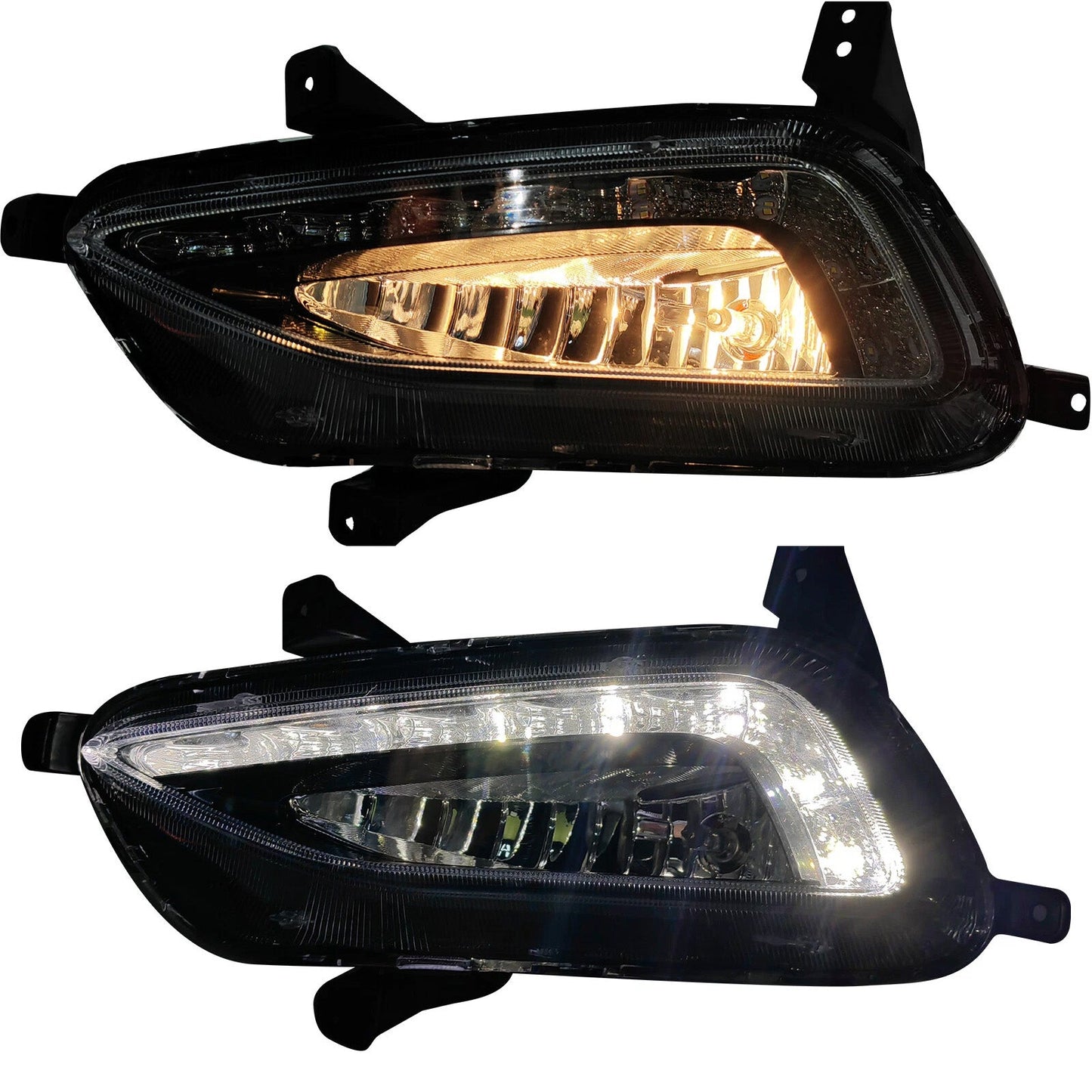 2016-2018 Hyundai Tucson LED Fog Light Daytime Running Lamp + Wire Harness