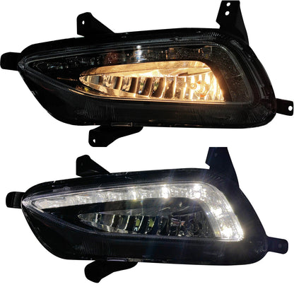 2016-2018 Hyundai Tucson LED Fog Light Daytime Running Lamp + Wire Harness