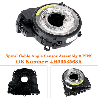 2012-2018 Audi A6 4G 4H0953568K Spiral 8 PINS Cable Angle Sensor Assembly