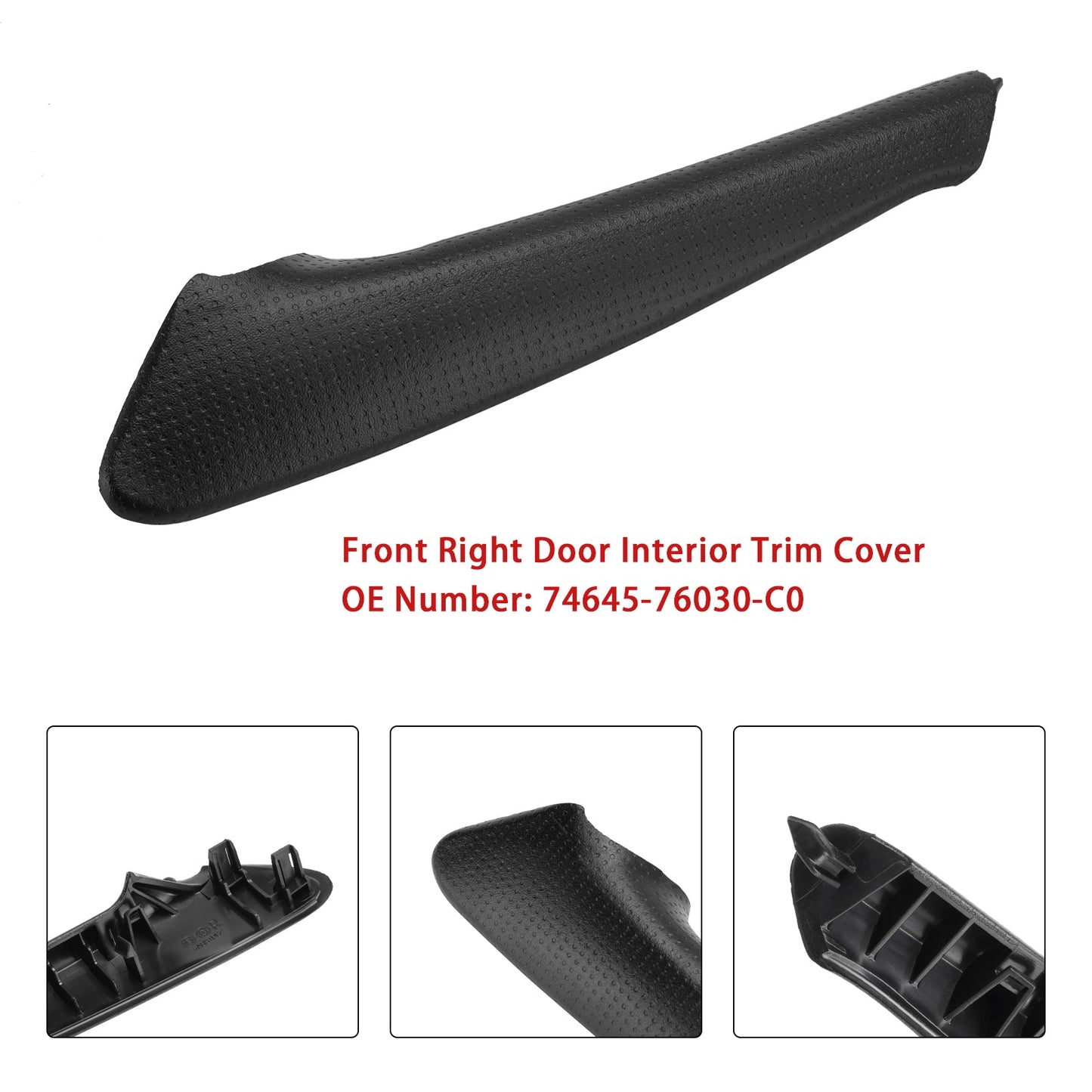 2011-2017 Lexus CT200H Front Right Door Interior Trim Cover 74645-76030-C0