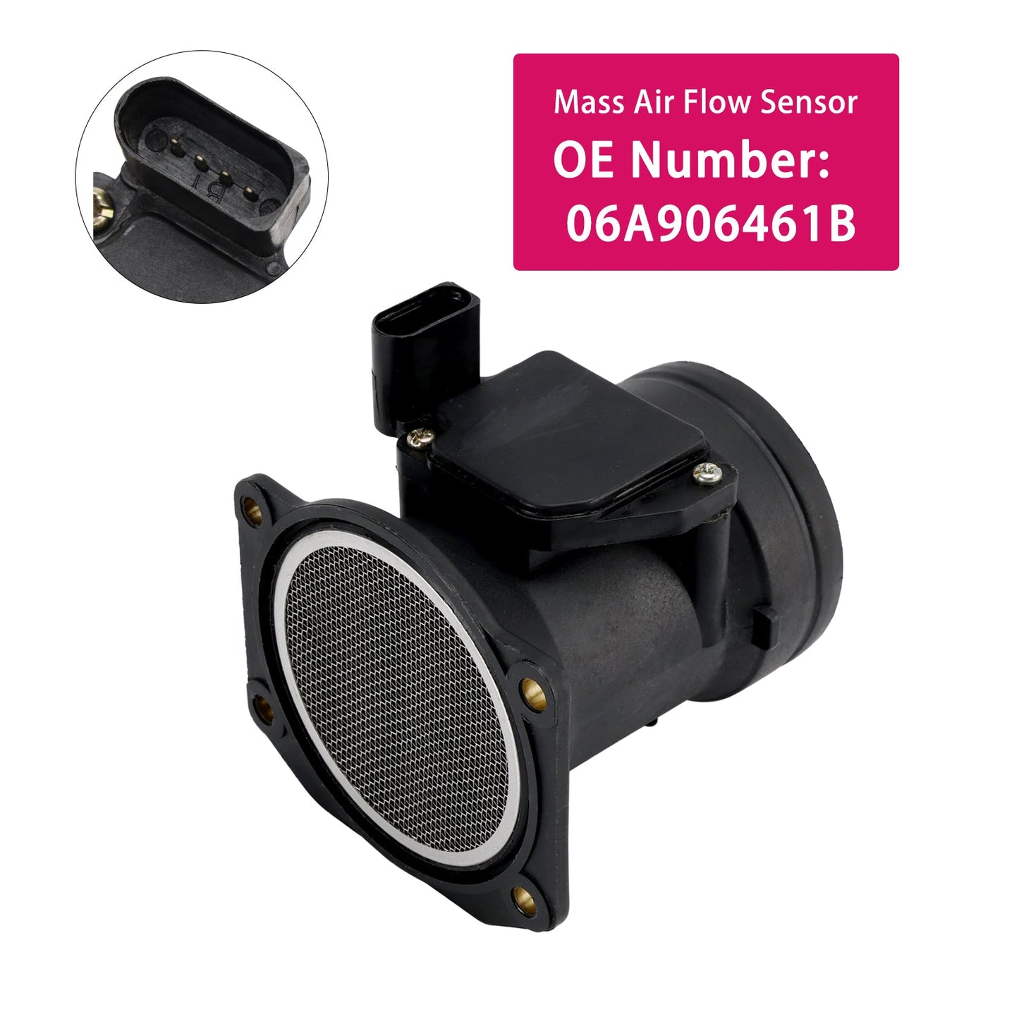 Mass Air Flow Sensor 06A906461B For VW Passat B5.5 Variant 3B6