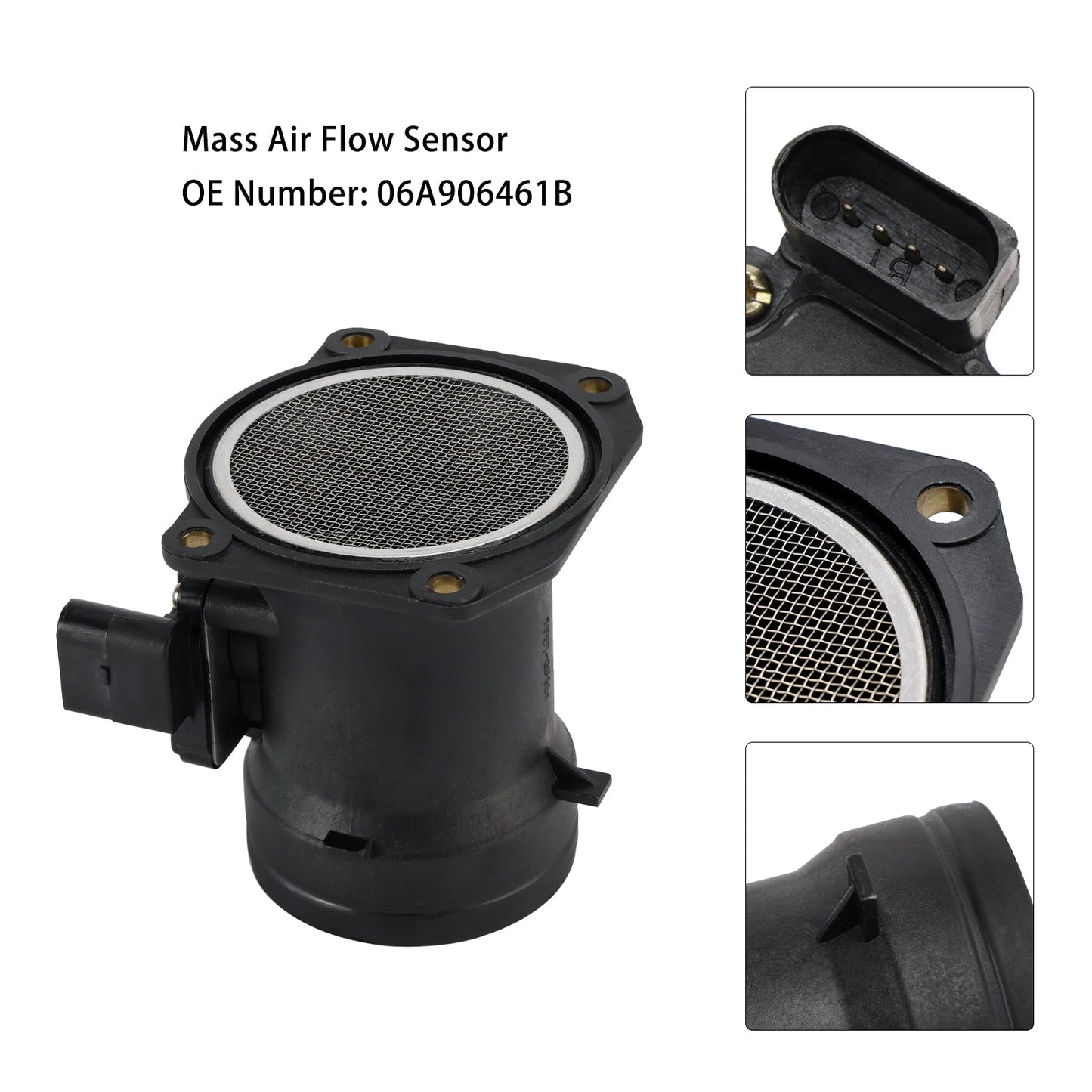 Mass Air Flow Sensor 06A906461B For VW Passat B5.5 Variant 3B6
