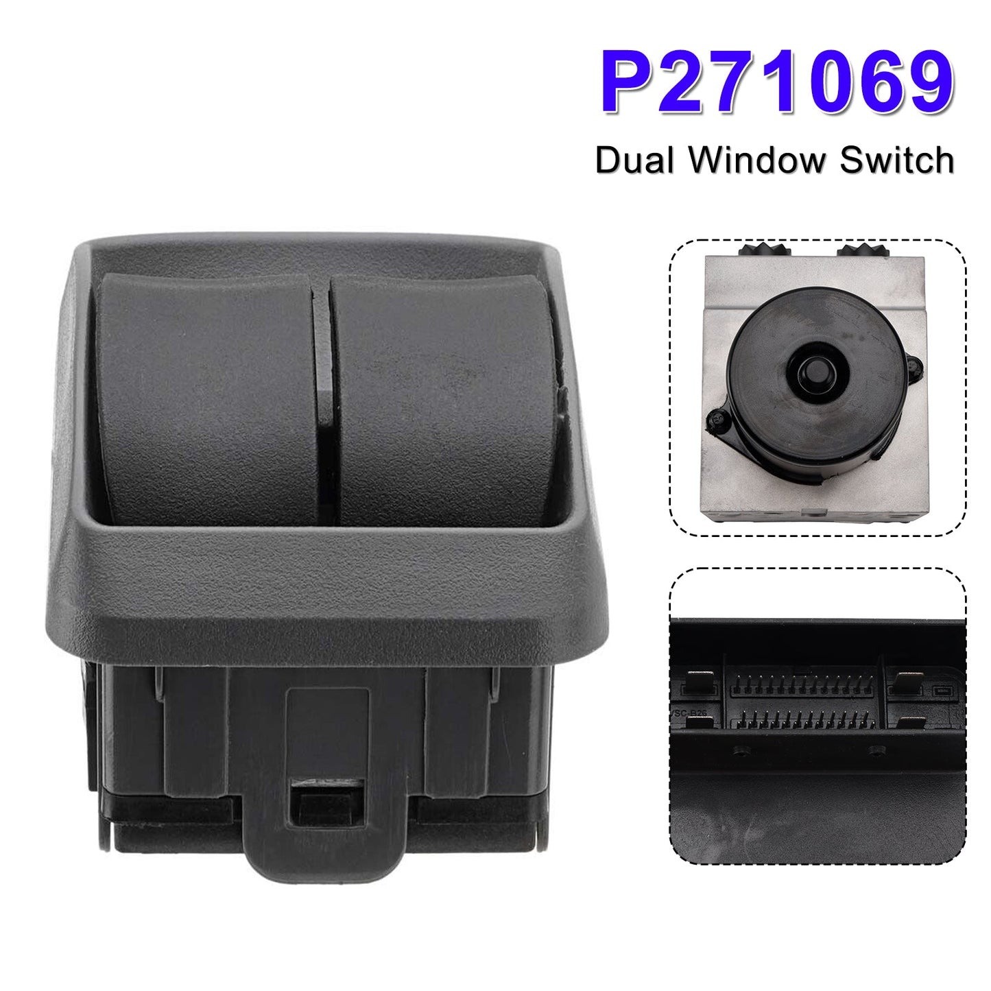 Paccar Kenworth Lift Window Switch p/n #P271069 Dual Window Switch