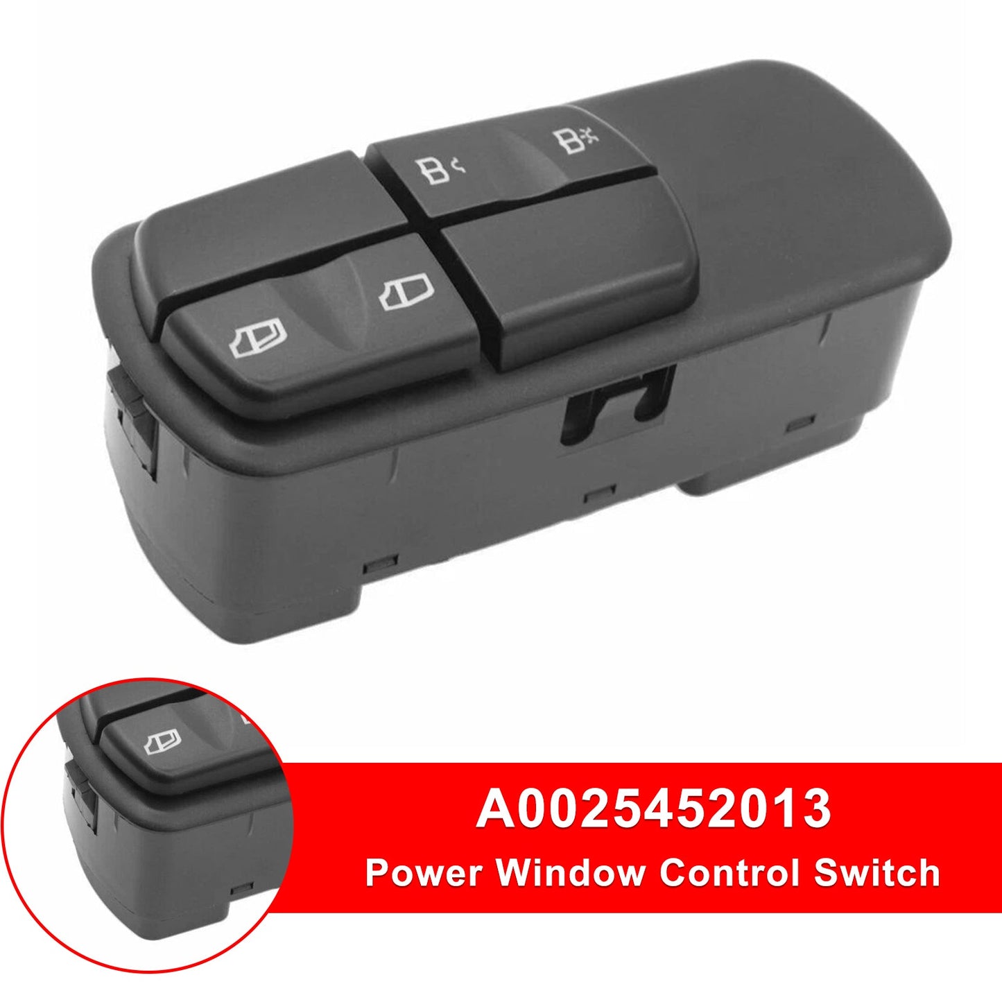 Mercedes-Benz Truck A0025452013 Power Window Control Lifter Master Switch