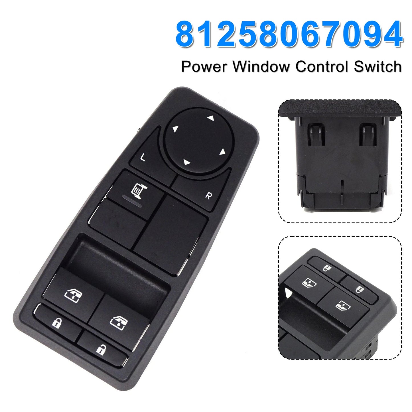 Man TGA TGS TGX 81258067109 Power Window Control Switch 81258067094