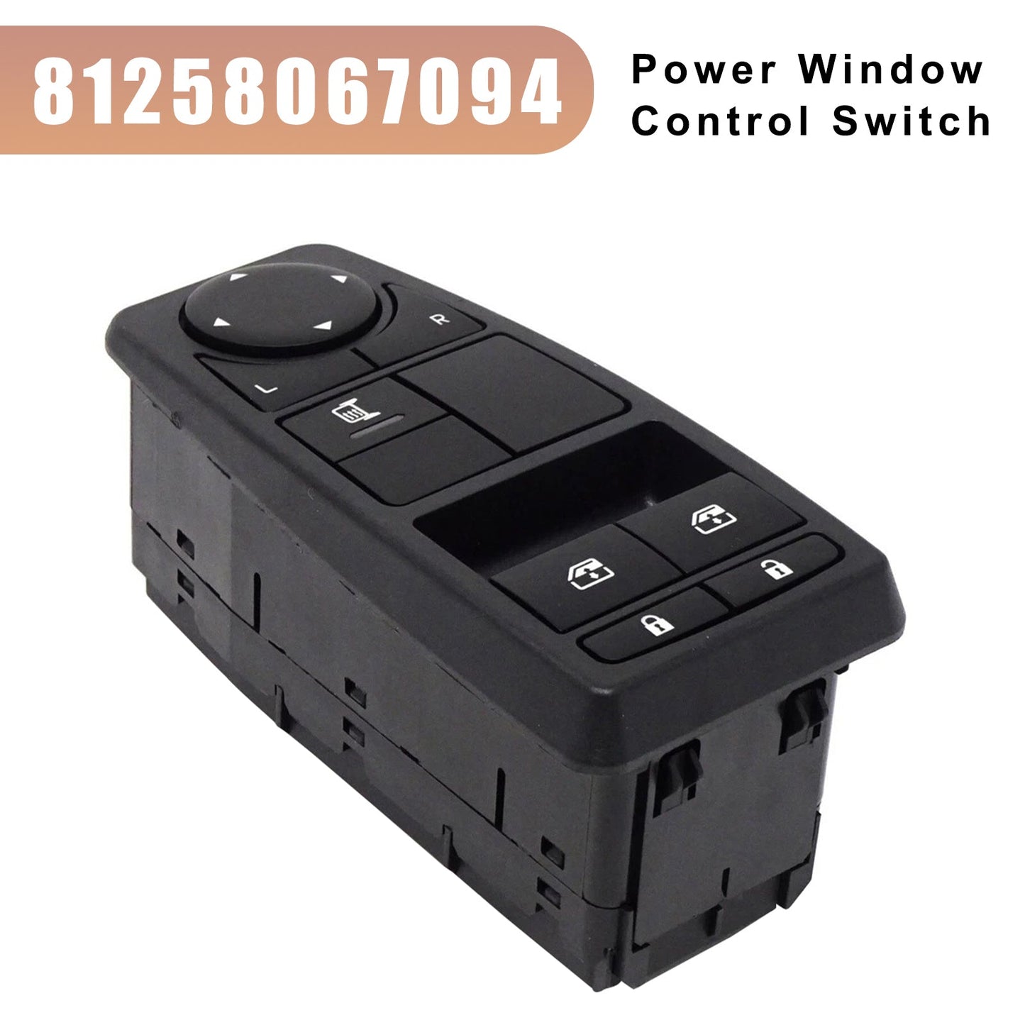 Man TGA TGS TGX 81258067109 Power Window Control Switch 81258067094