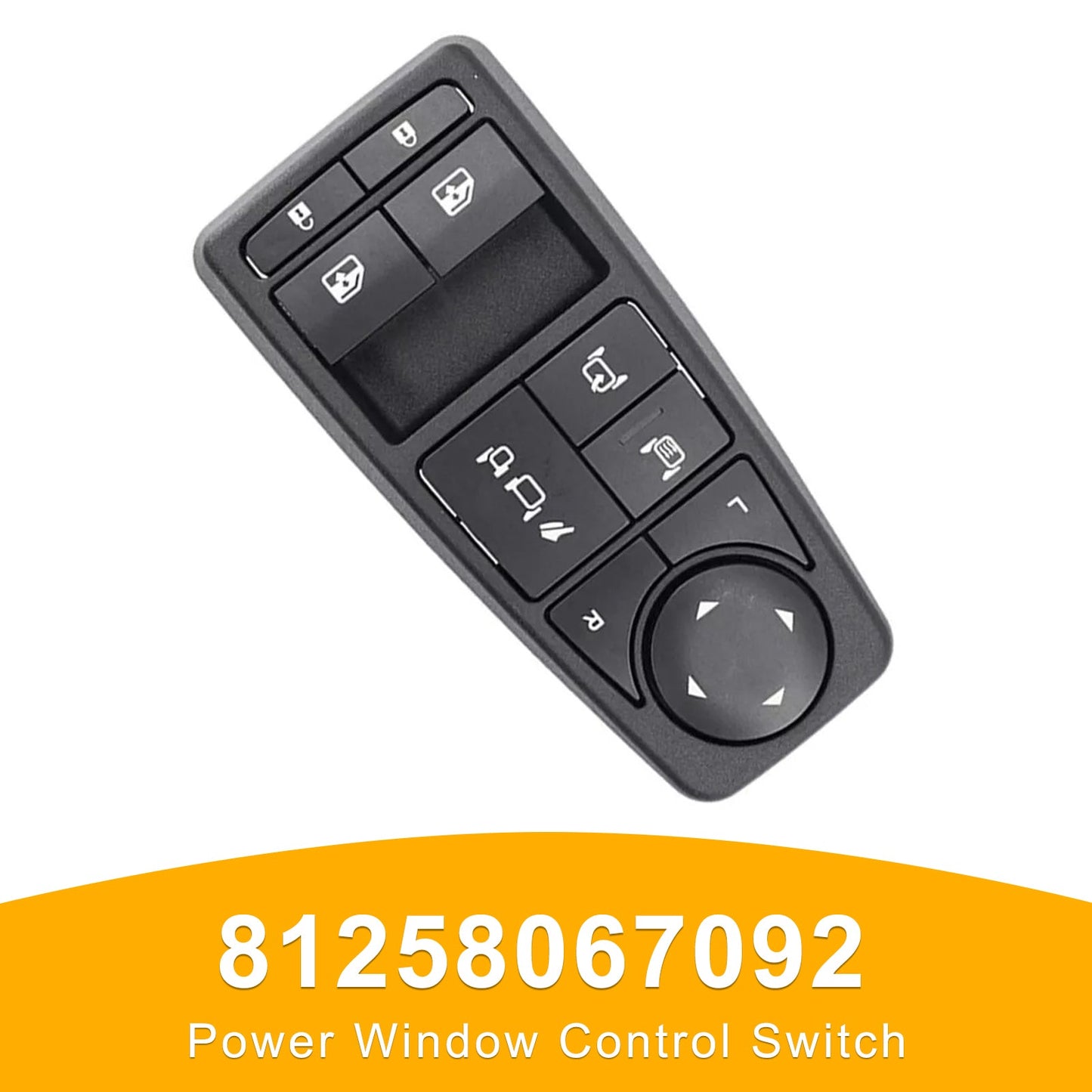 Man TGM TGX 81258067107 Power Window Control Switch 81258067092