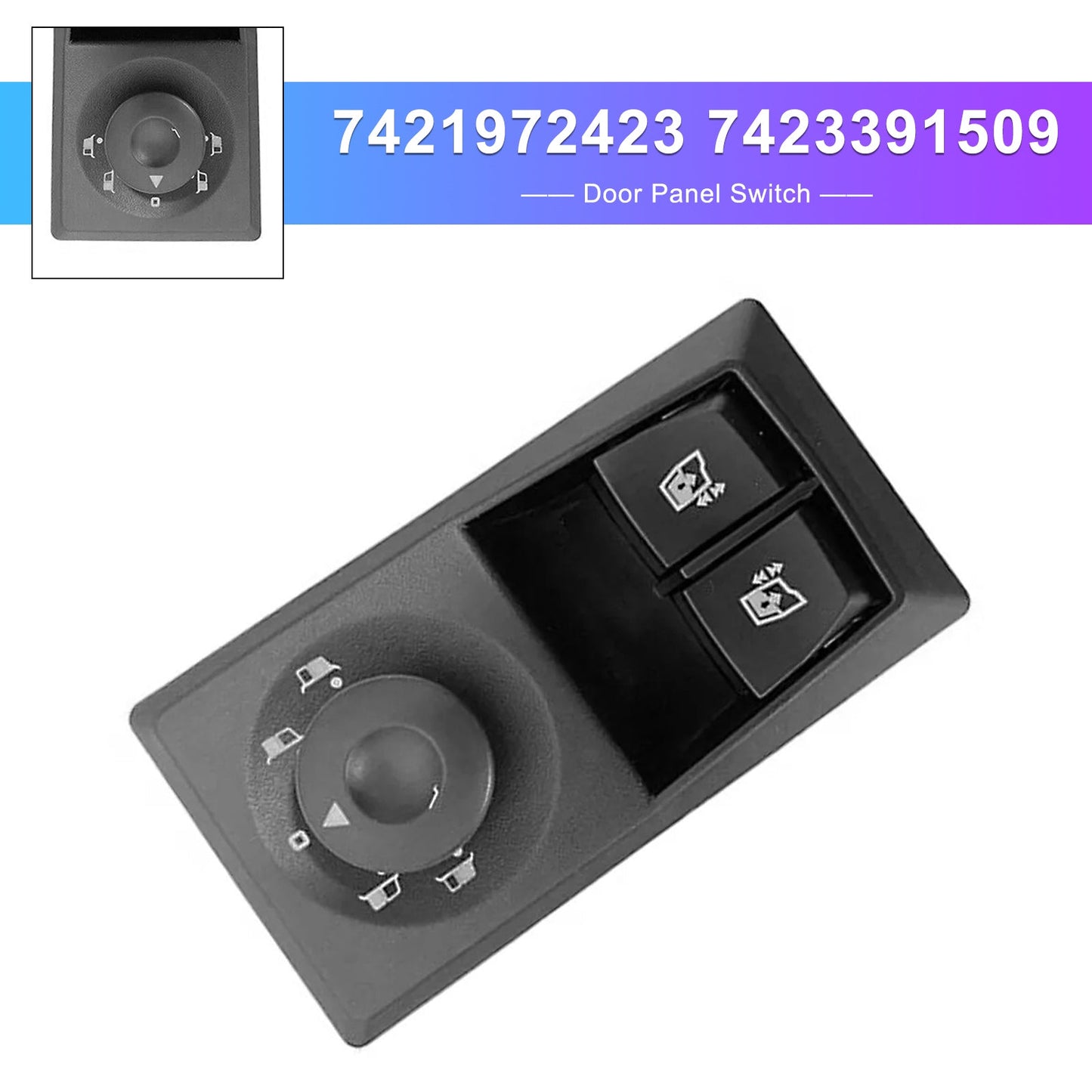 Renault Trucks 7421972423 7423391509 24V Door Panel Switch