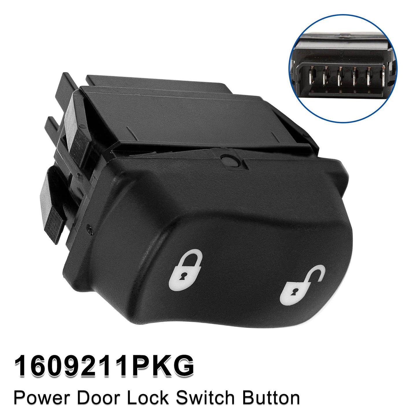 Peterbilt Truck 1609211PKG Power Door Lock Switch Button