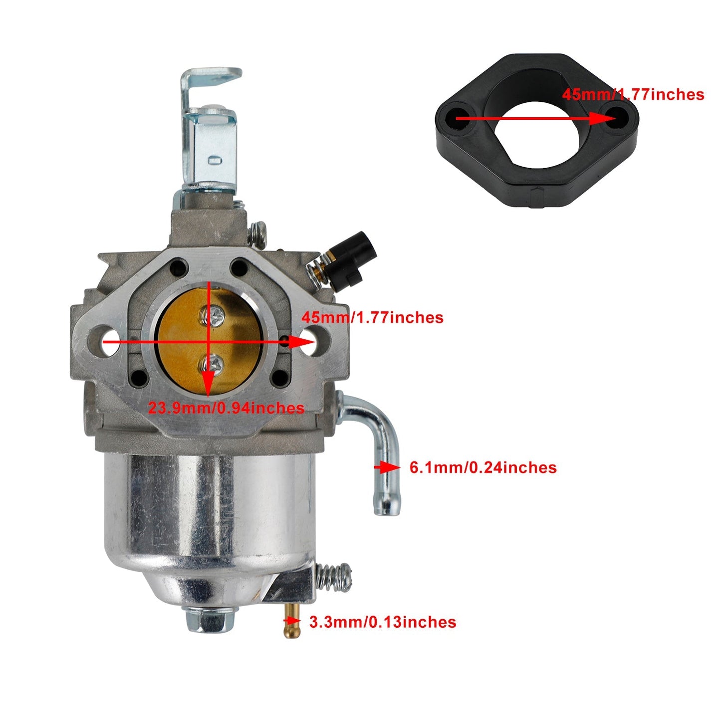 Mitsubishi GM291 GM301 GB290 GB300 GT1000 8HP 10HP Carburateur Carburateur Carburateur 715668 715443 715121