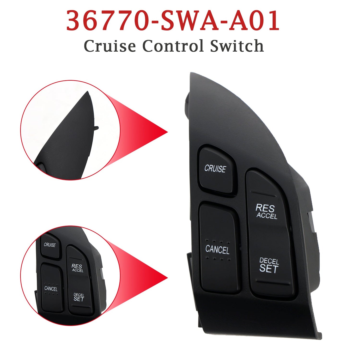 Honda CR-V 2007-2011 Cruise Control Switch 36770-SWA-A01