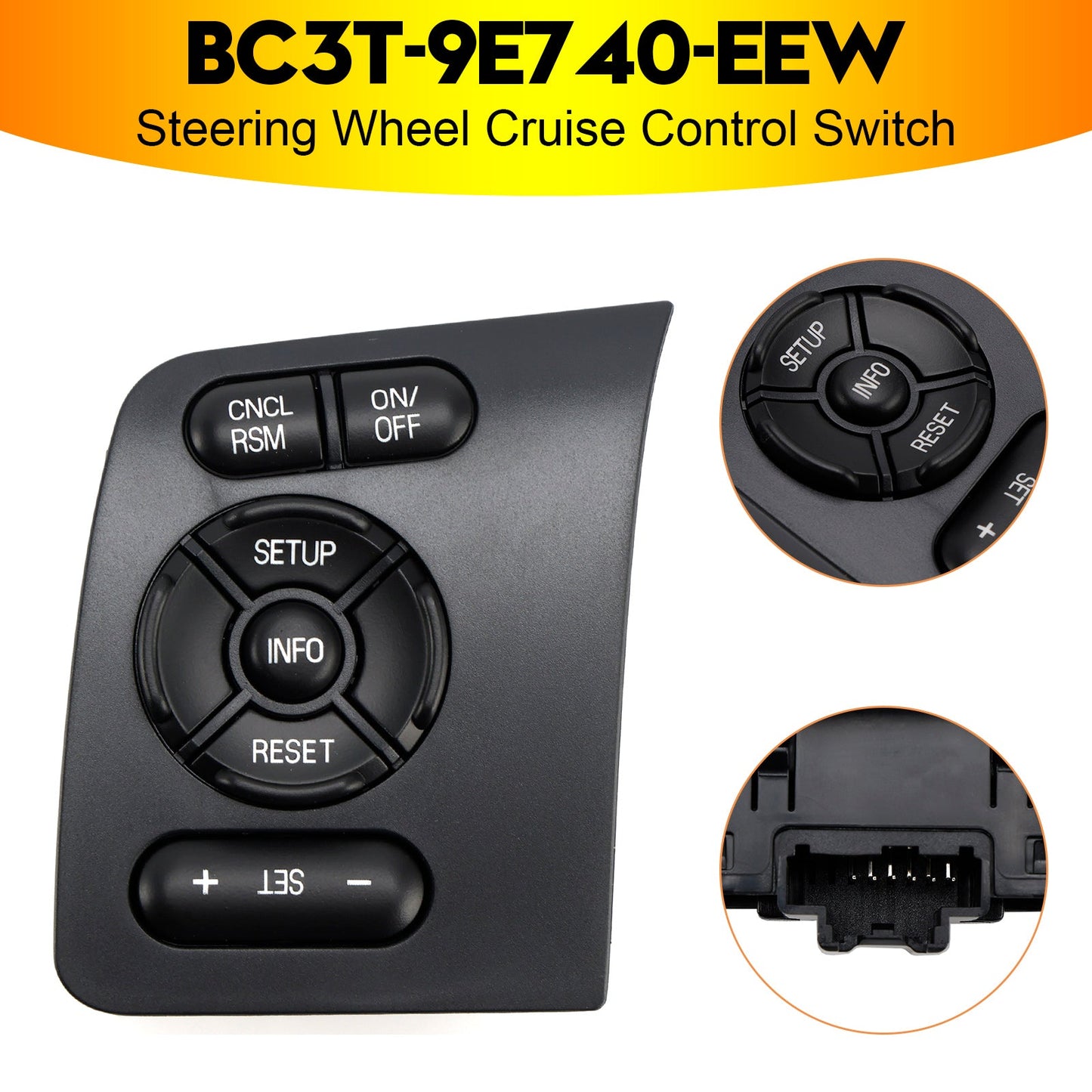 Ford 2011-2016 Steering Wheel Cruise Control Switch BC3T-9E740-EEW