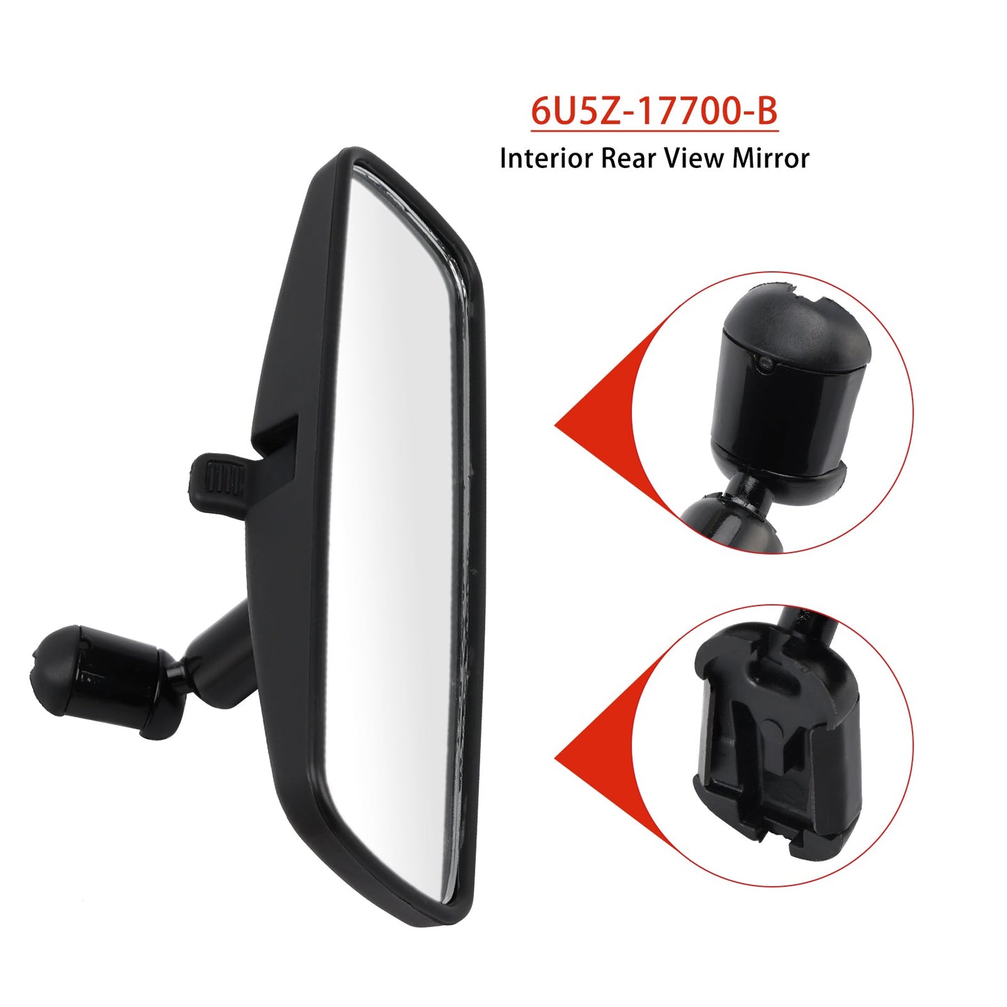 Ford Focus Escape Mustang 6U5Z-17700-B Interior Rear View Mirror