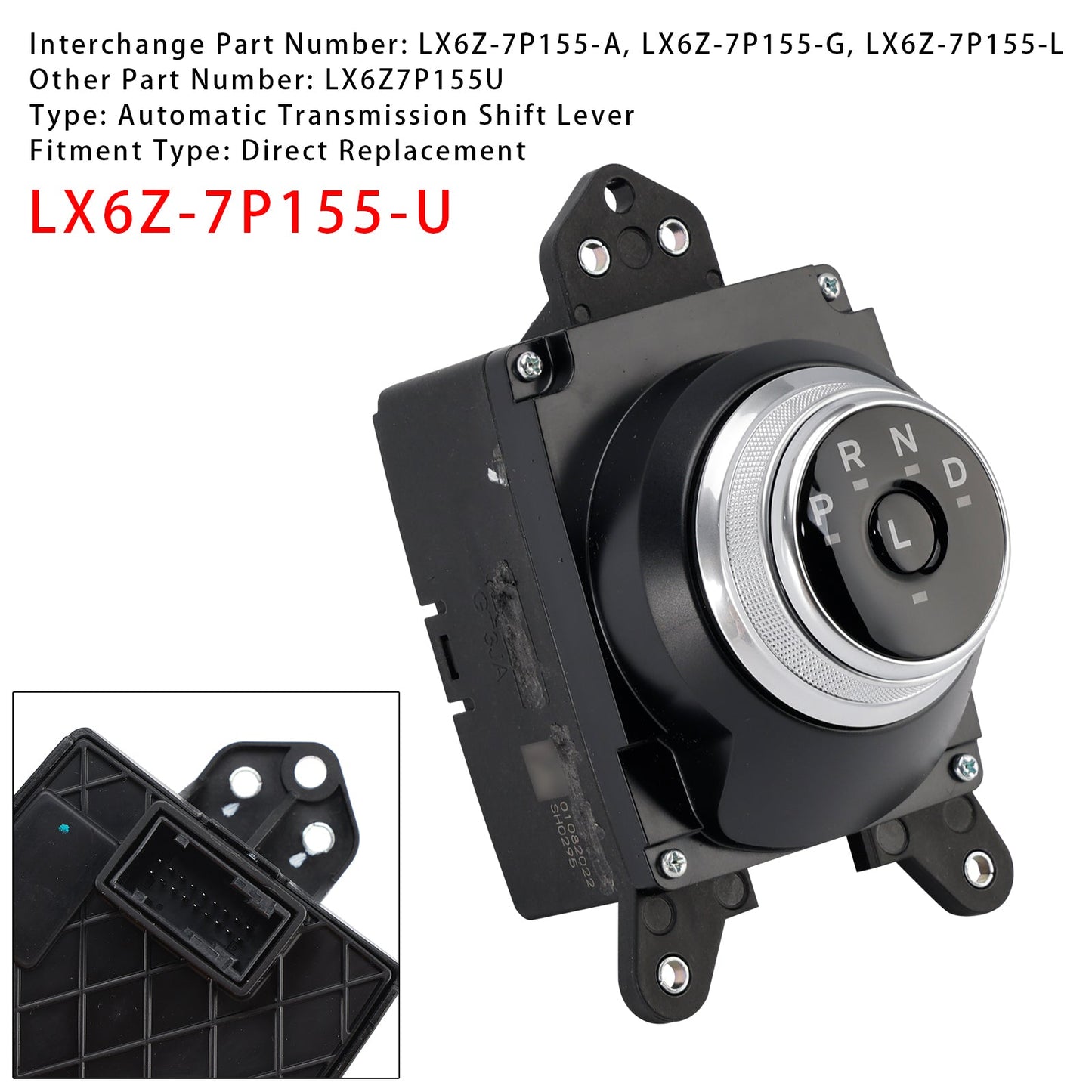 Ford Escape 2020-2022 Automatic Transmission Shift Lever LX6Z-7P155-U