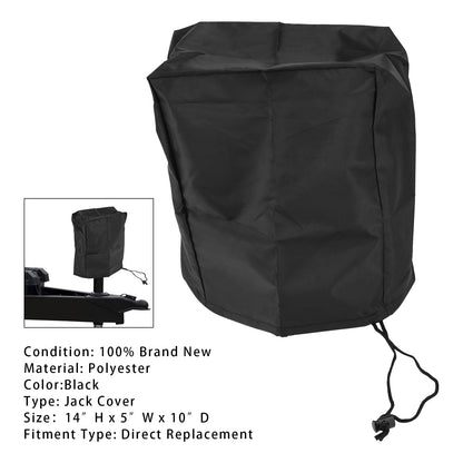 Electric Tongue Jack Cover 210D Universal Trailer RV Electric Tongue Jack Protective Cover Size 14″H x 5″W x 10″D