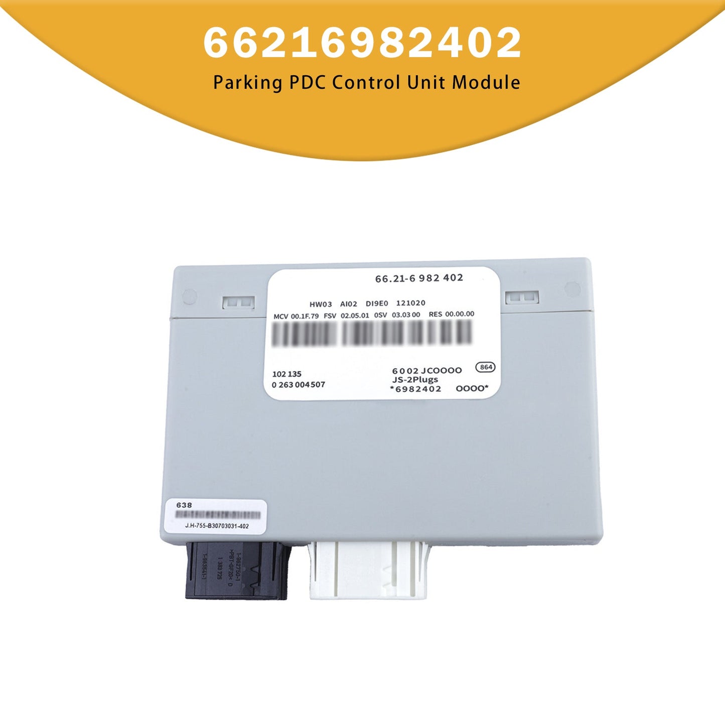 BMW E87 E90 1 3 SERIES 66216982402 Parking PDC Control Unit Module