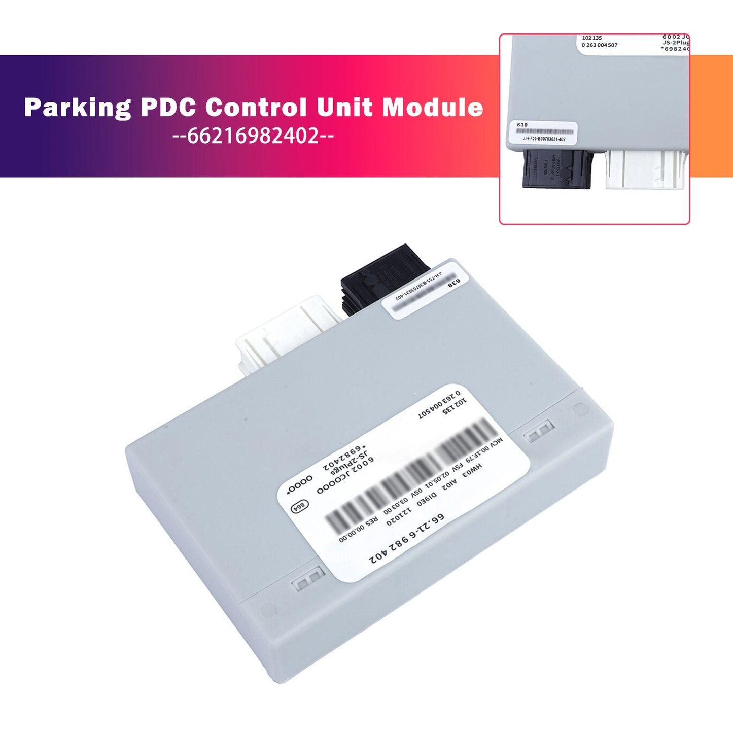 BMW E87 E90 1 3 SERIES 66216982402 Parking PDC Control Unit Module