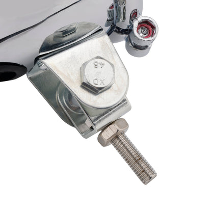 Racer Bobber Chopper Motor Cycle Beam Headlight Fog Lamp Custom Chrome Fits For Racer Bobber Chopper