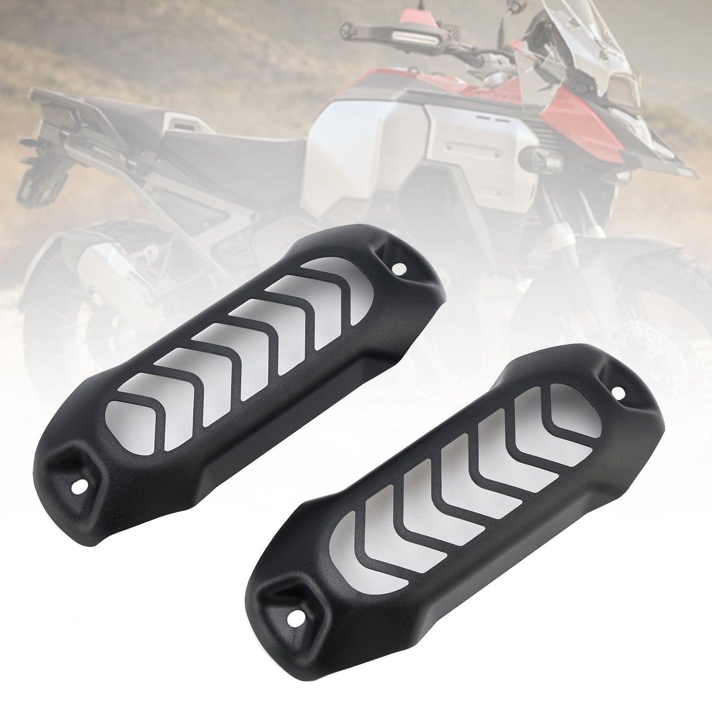 BMW R1300GS ADV 24-25 Spotlight Grille Universal Protector Guard Black