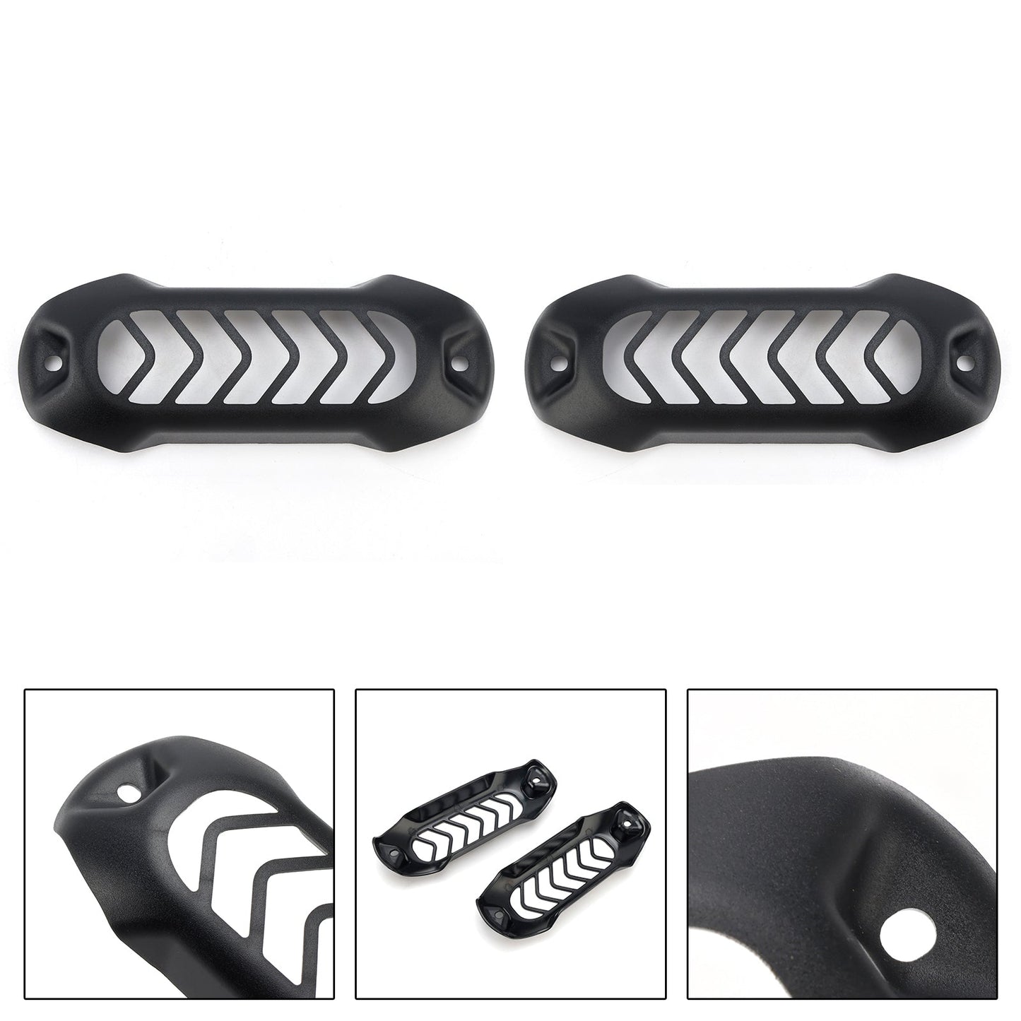BMW R1300GS ADV 24-25 Spotlight Grille Universal Protector Guard Black