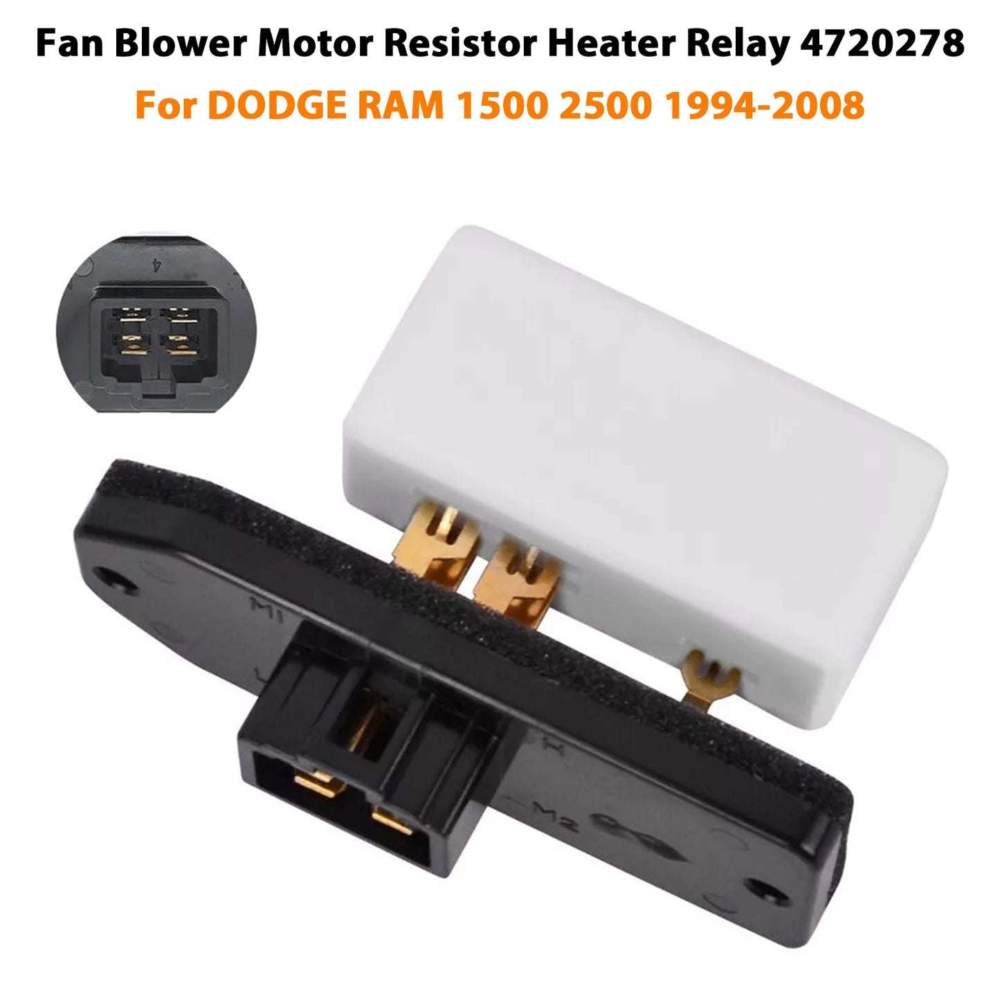 Dodge RAM 1500 2500 1994-2008 Fan Blower Motor Resistor Heater Relay 4720278 68004539AA