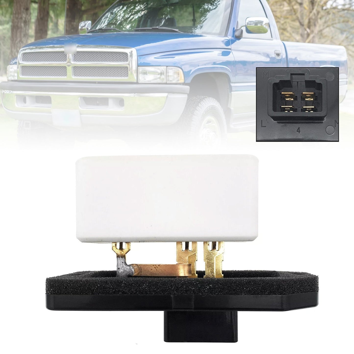 Dodge RAM 1500 2500 1994-2008 Fan Blower Motor Resistor Heater Relay 4720278 68004539AA