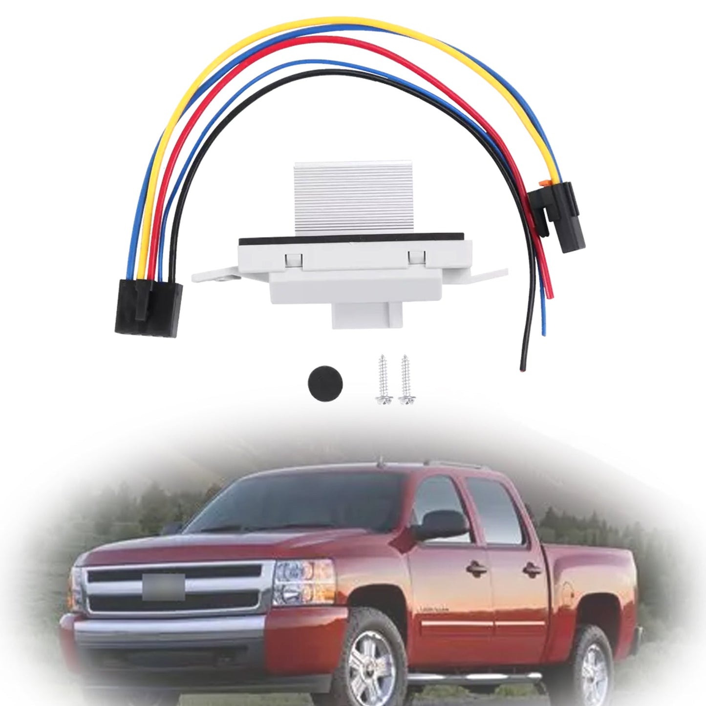 Chevy Silverado 1500 1999-2007 Blower Motor Resistor Control Module 89018778