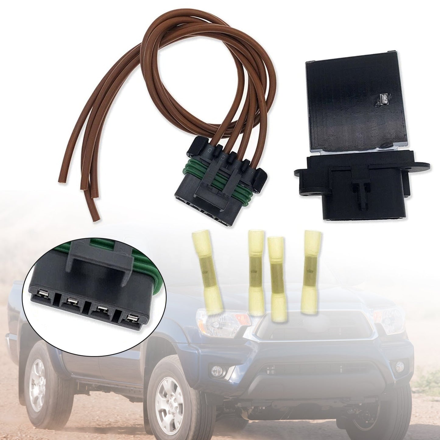 Toyota Tacoma 2005-2018 Blower Motor Resistor Kit Harness w/ 8713804050