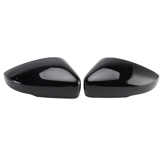 VW Polo MK5 2009-2017 Side Mirror Covers Rearview Housing Black 6R0857538B