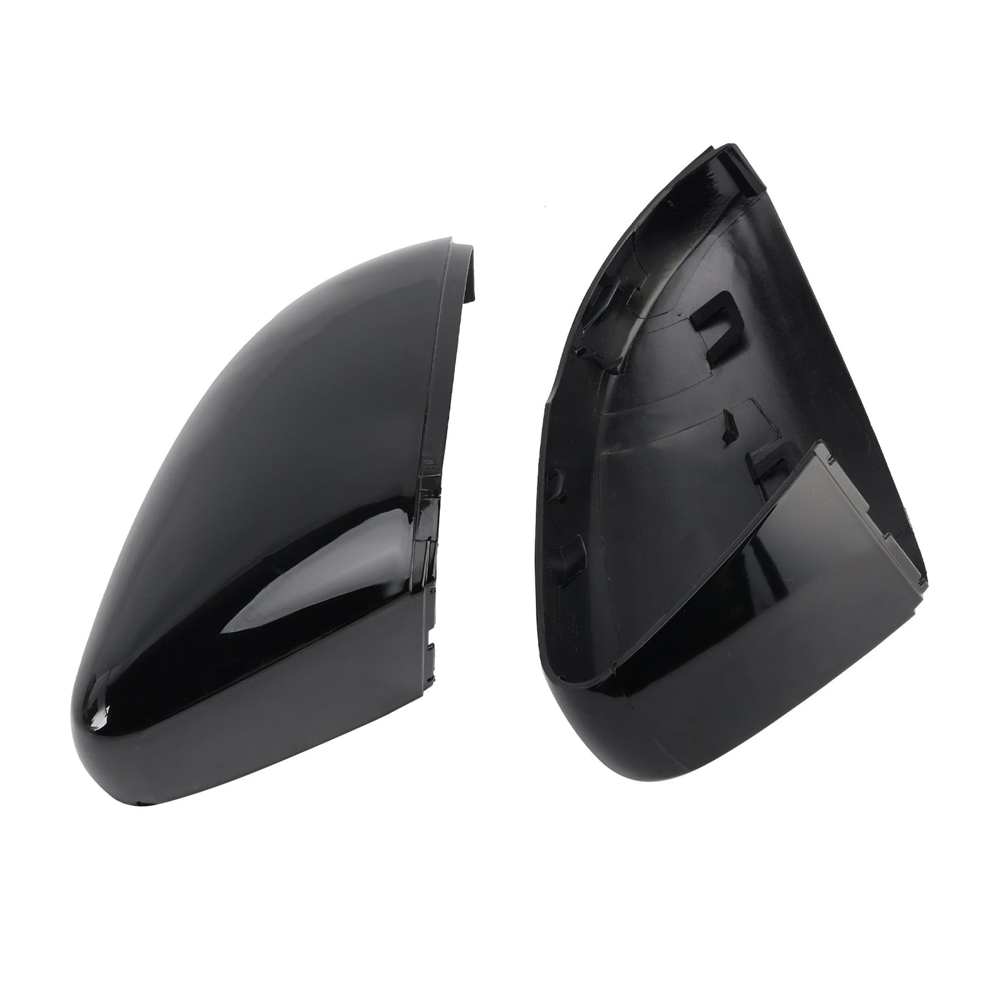 VW Polo MK5 2009-2017 Side Mirror Covers Rearview Housing Black 6R0857538B