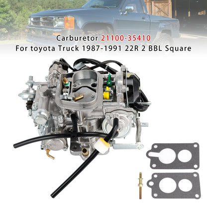 Toyota Truck 1987-1991 22R 2 BBL Square Carburetor 21100-35410 2110035410