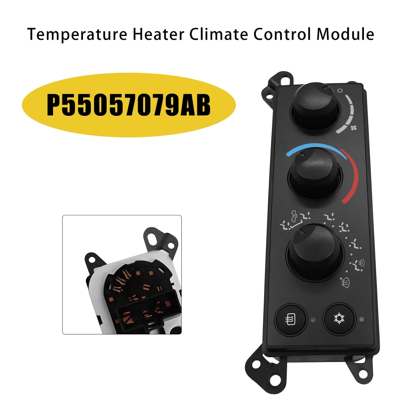 Dodge Ram 2006-2008 Temperature Heater Climate Control Module 55057079AB 55057079AA