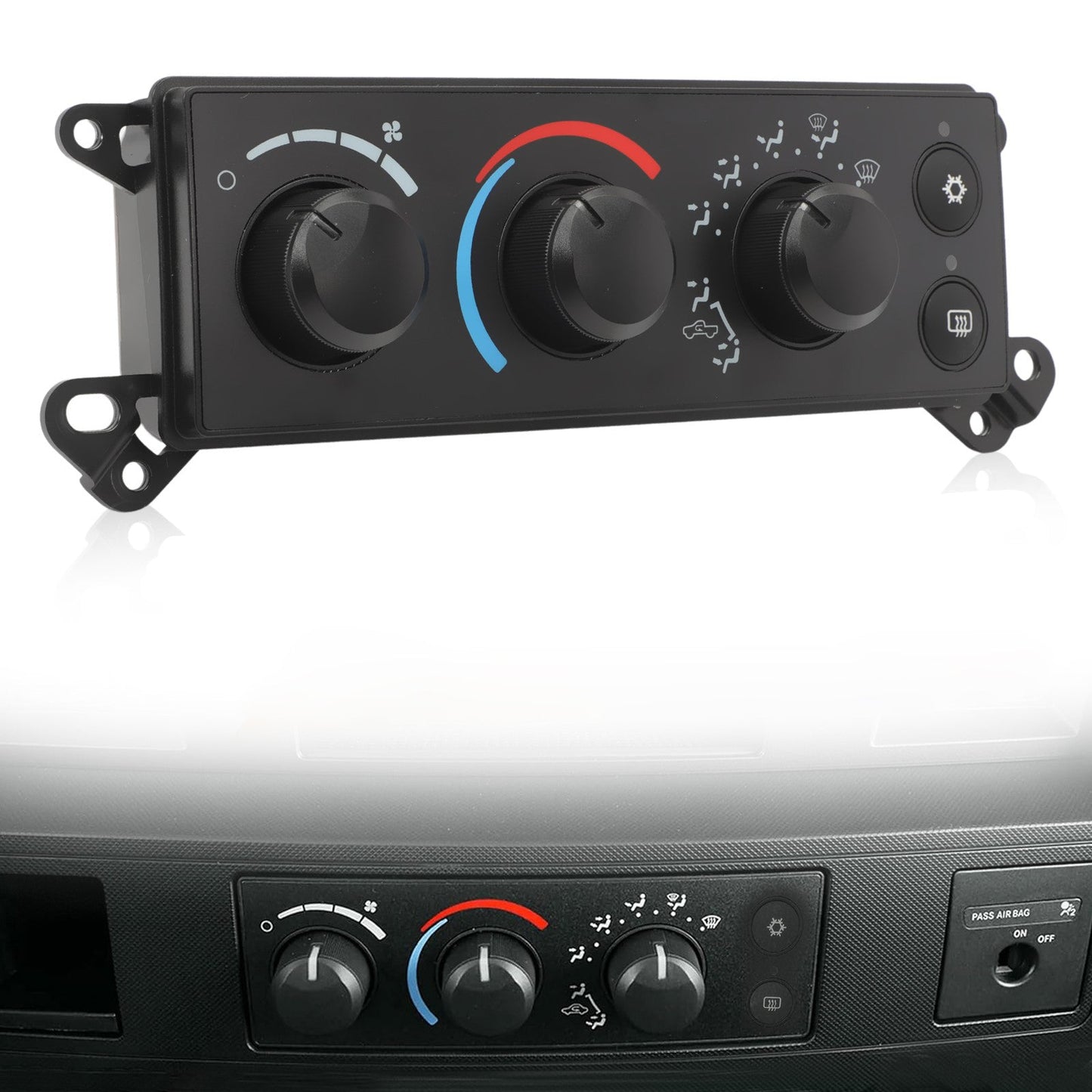 Dodge Ram 2006-2008 Temperature Heater Climate Control Module 55057079AB 55057079AA