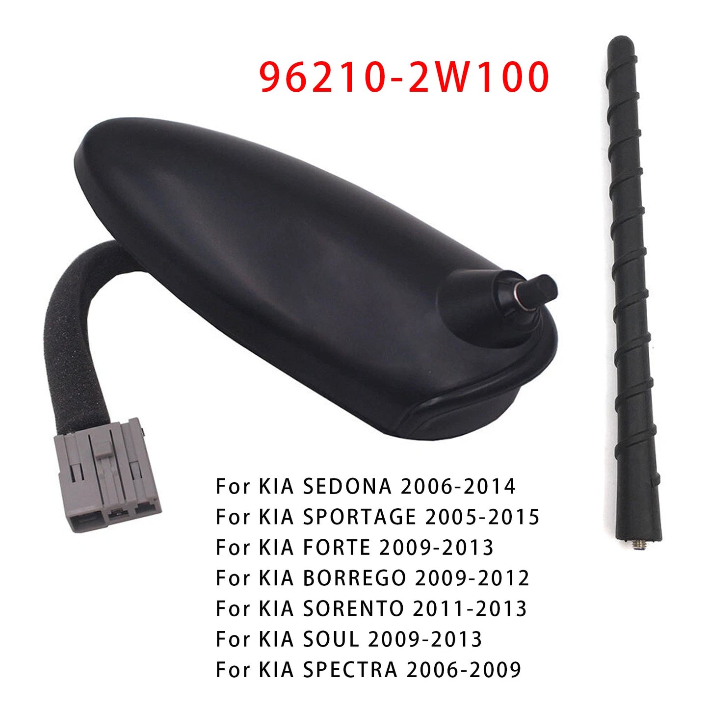 962102W100 Roof Antenna and Antenna Base For Hyundai Santa Fe 2015-2018