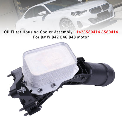 BMW B42 B46 B48 Motor 11428580414 8580414 Oil Filter Housing Cooler Assembly
