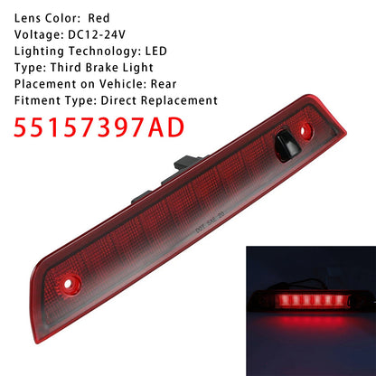 2005-2010 Jeep Grand Cherokee Red LED Third 3rd Brake Light 55157397AD
