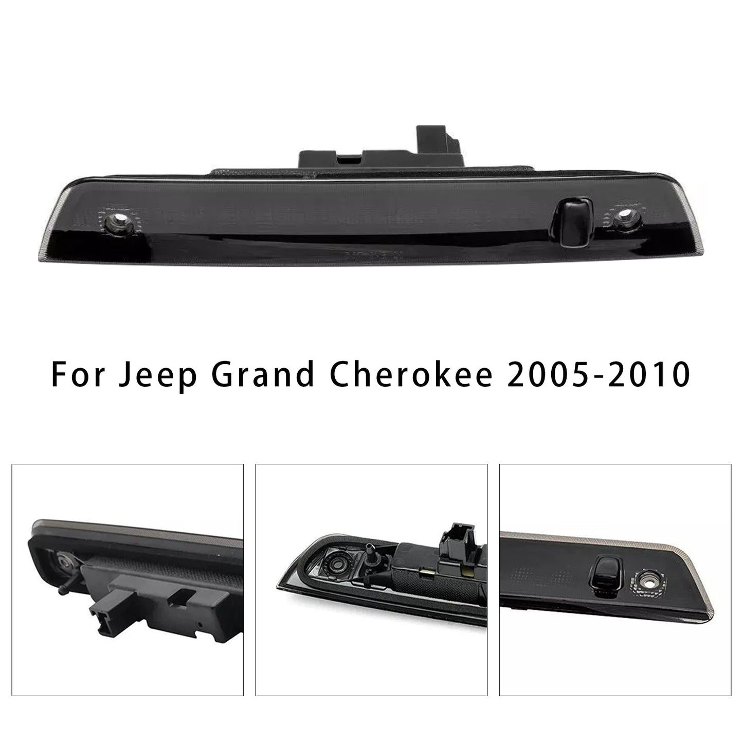 2005-2010 Jeep Grand Cherokee Black LED Third 3rd Brake Light 55157397AD