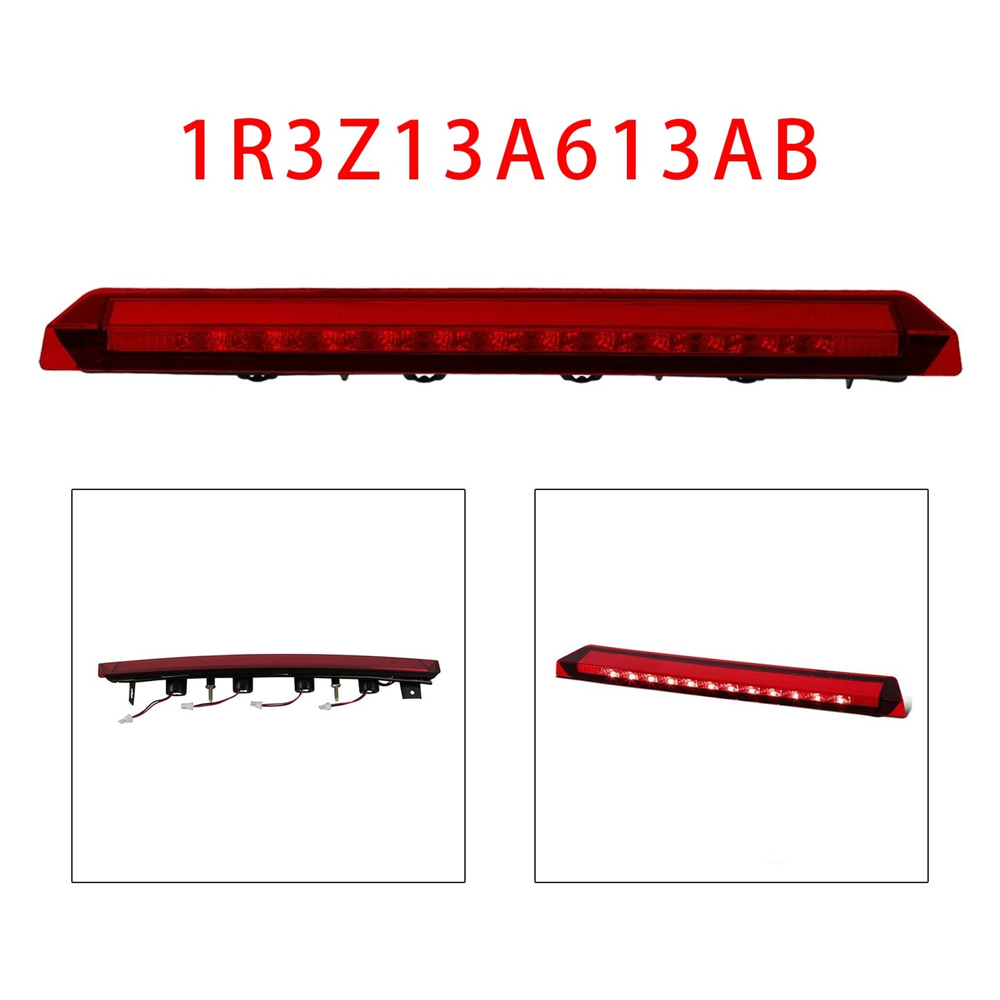 1999-2004 Ford Mustang V6/GT Bright LED Red 3rd Third Brake Light Stop Lamp 1R3Z13A613AB
