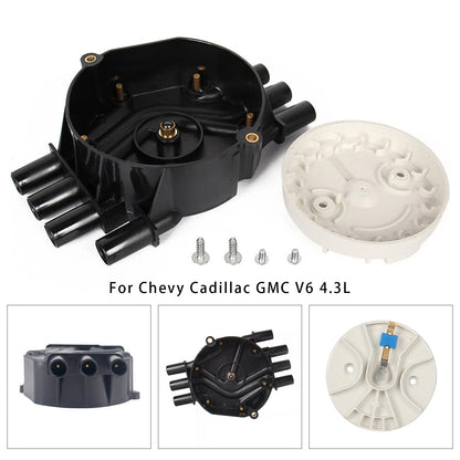 DR475 D328A Ignition Distributor Cap & Rotor Kit For Chevy Cadillac GMC V6 4.3L
