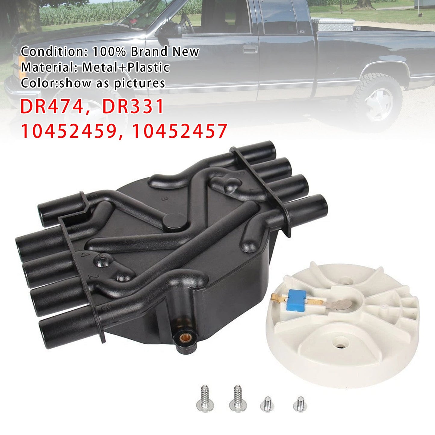 Distributor Cap and Rotor Kit 120141 For Chevy K1500 GMC 5.7L Vortec