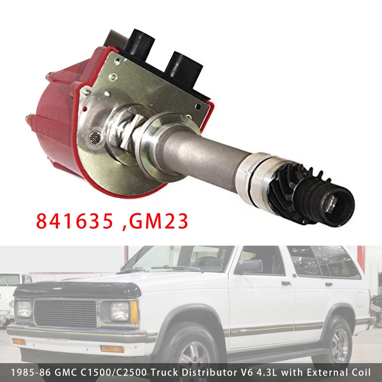 GMC CHEVY Pontiac V6 4.3L 262 841635 GM23 High Performance Ignition Distributor