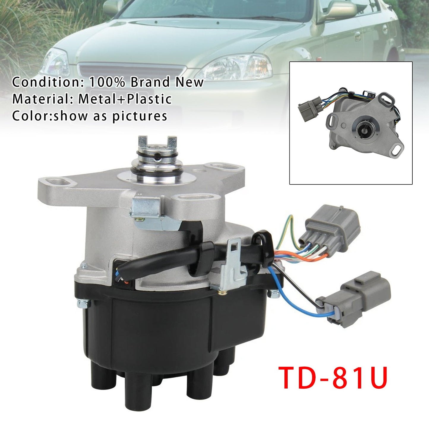 Honda Acura B16A B16A2 B18C DOHC VTEC 96-01 TD81U Ignition Distributor