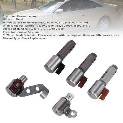 RAV4 Camry Toyota 5Pcs Transmission Solenoid Kit U140 U240 U241