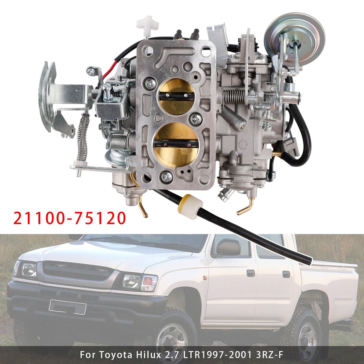 Carburetor 21100-75120 For Toyota Hilux 2.7 LTR1997-2001 3RZ-F
