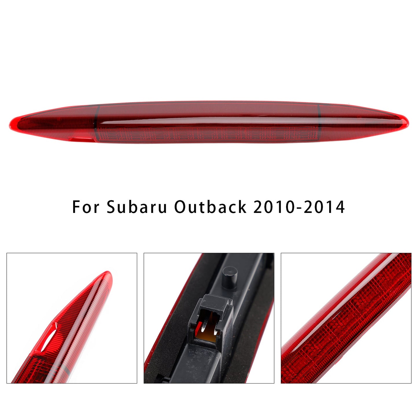 2010-2014 Subaru Outback 84701AJ01A Red Lens High Mount Third Brake Light Lamp